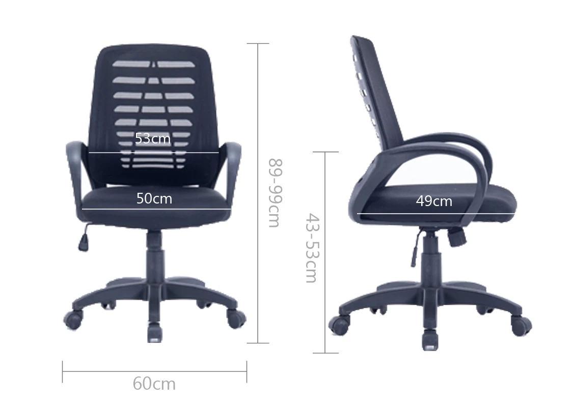 Computer Ergonomic Mesh Chair with ArmsDesk Chair Computer Task Chair