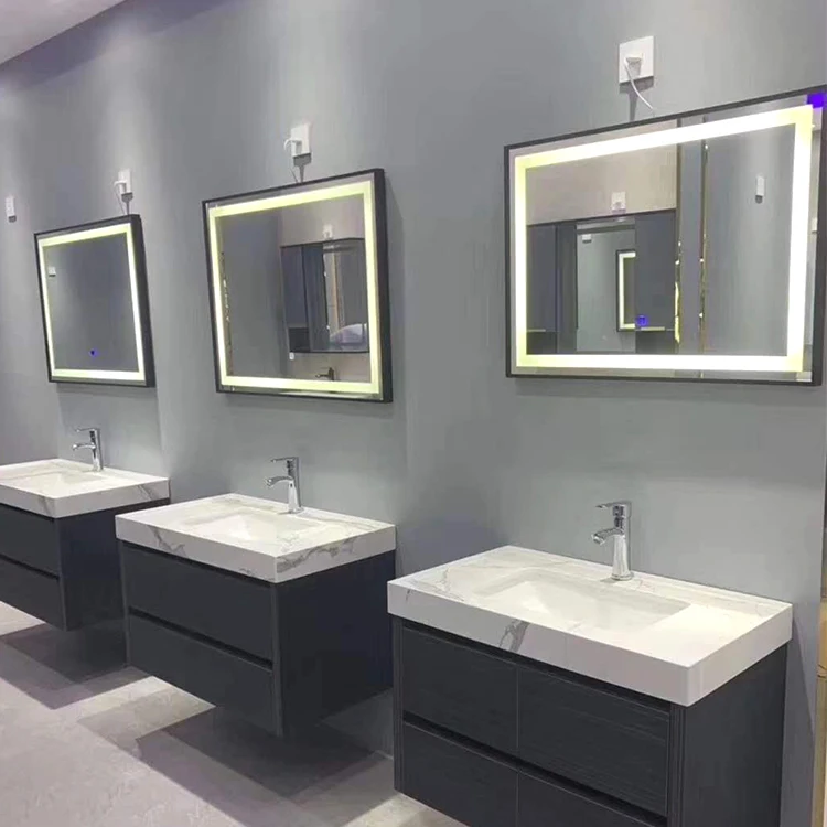 senior LED anti fog bathroom mirror