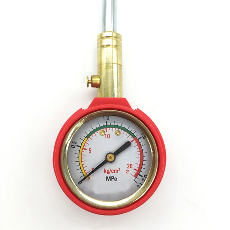 Heavy Duty 2'' Large Dial Tire Pressure Gauge With Dual Head Buy Tire