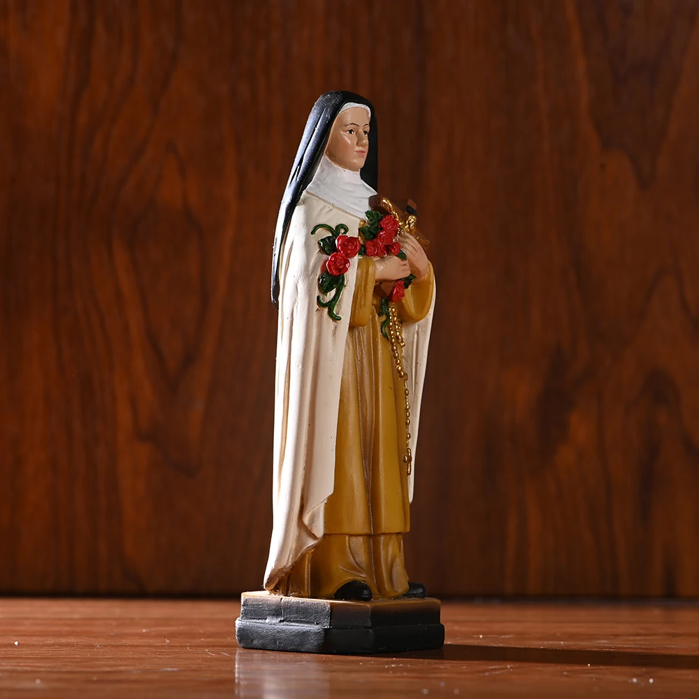 Europe Style Resin Craft Antique Santa Theresa Catholic Religious Items