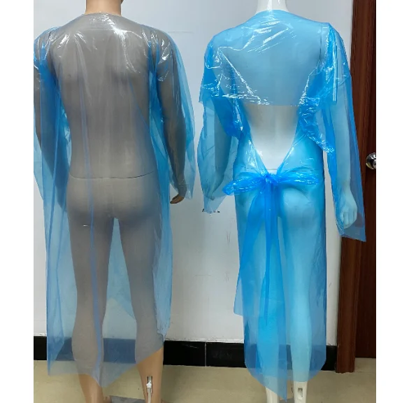 
PE apron disposable apron surgical isolation gown 