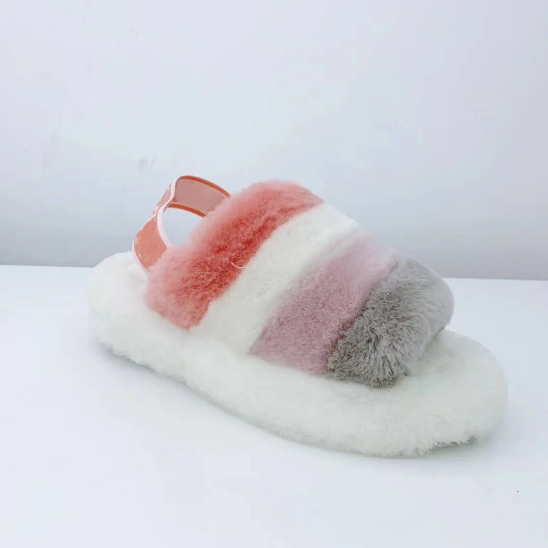 
Wholesale Customize 100%Real Cow Suede Leather sheepskin from Australia Loafer Casual Slipper shoes For Women 