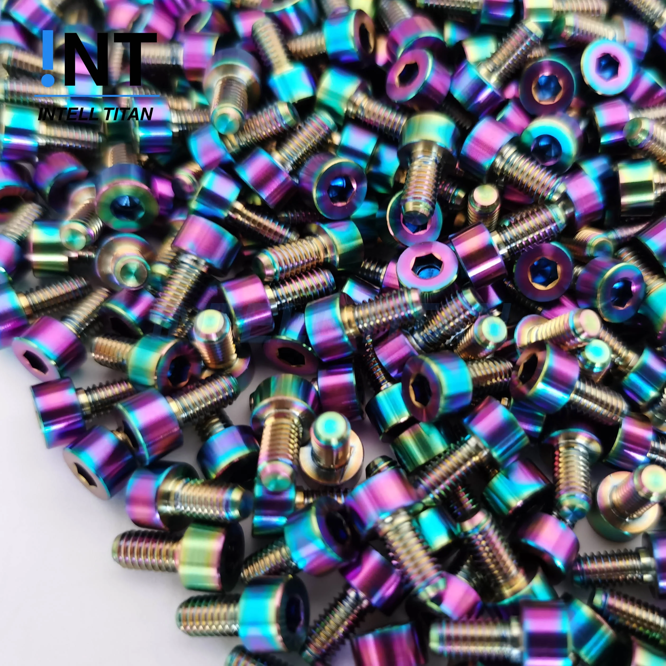 Titanium Din912 M4*8 Pvd Rainbow Color Bolts Titanium Bolts - Buy ...