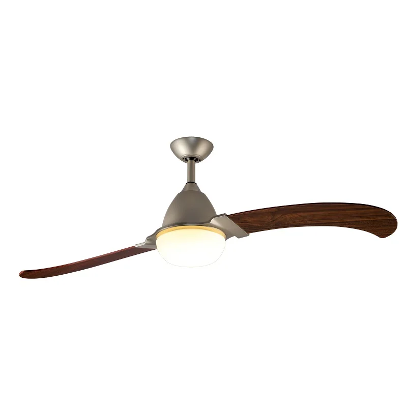 Modern Style Low Watts AC DC Motor Remote Control Decorative Ceiling Fan with Light