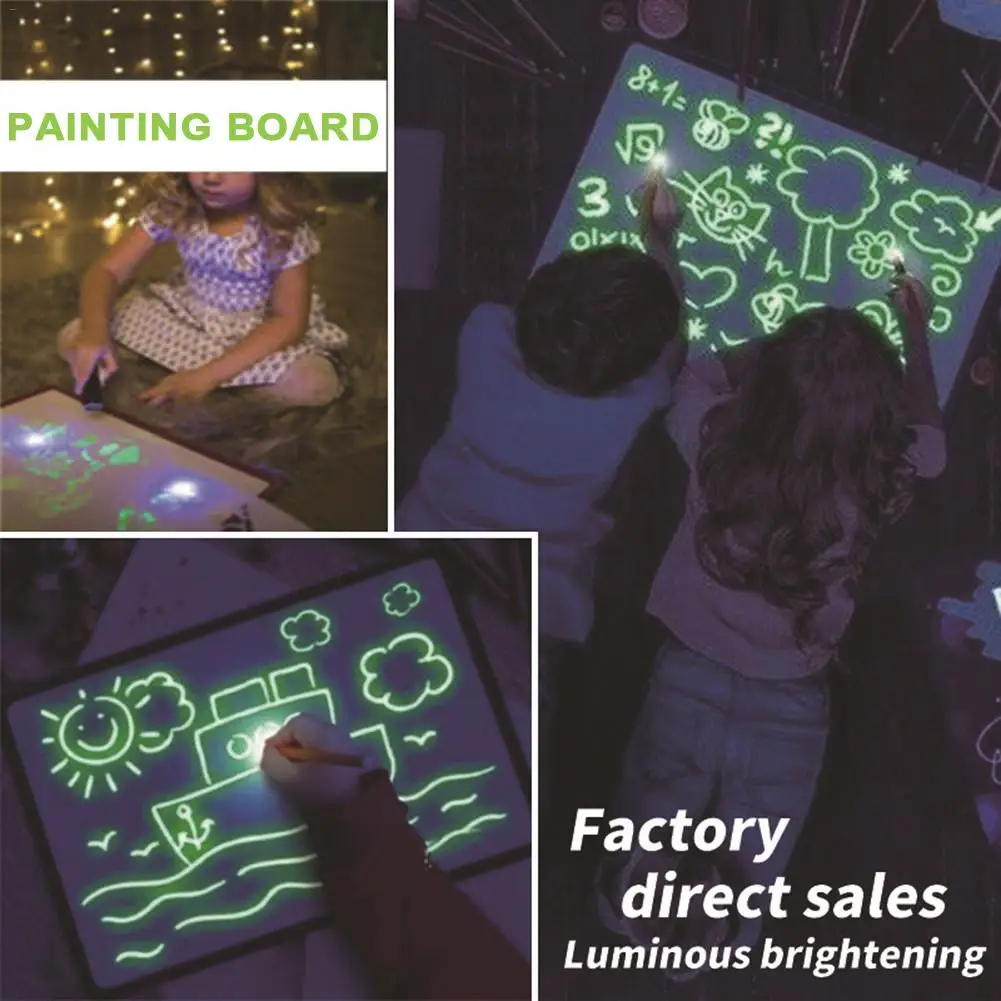 Tableau lumineux graffiti Doodle conseil dessin jouet éducatif enfants A3 A4 a5 
