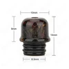 LEMAGA FREE SHIPPING rubber short test tips rotatable drip tip 510 resin e cig