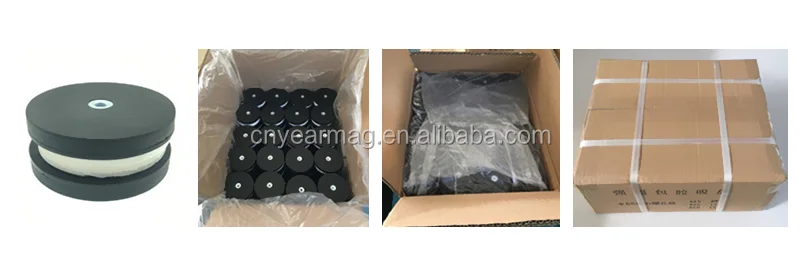 Rubber coated magnet