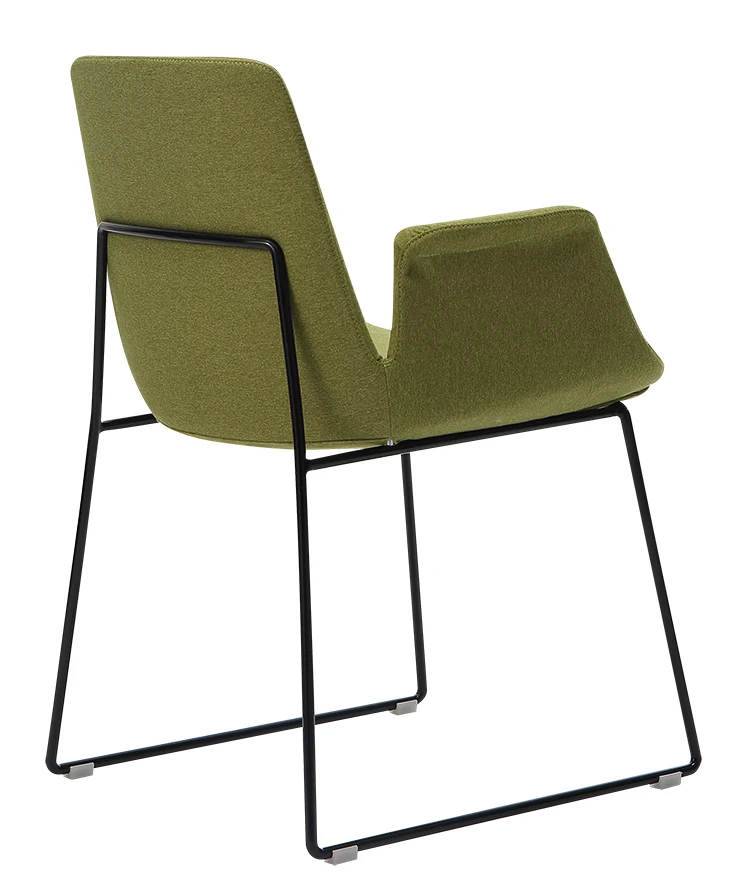 Normann Design Hotel Lounge Modern Comfortable Fabric Velvet Upholstery Lounge Chair Leisure Chair For Living Room