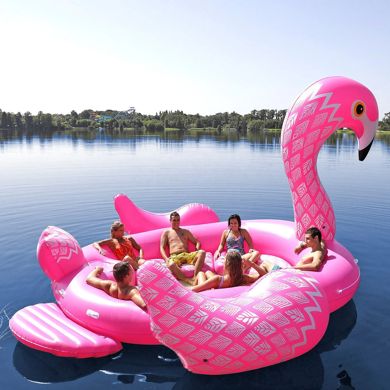 Custom Giant Inflatable Flamingo Pool 