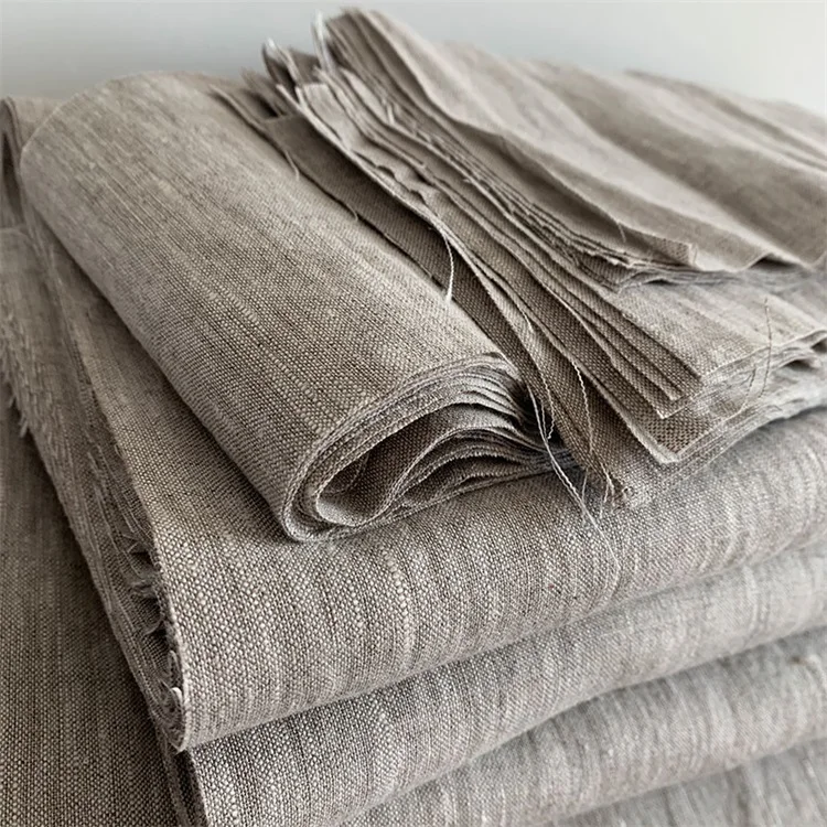 Wholesale 100 Pure Organic Hemp Fabric Gots Digital Printing For