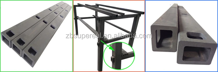 SiC Sintered Silicon Carbide Ceramic Beam and Square Tube