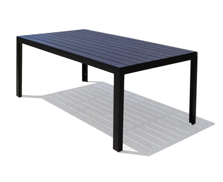 Outdoor Garden Patio Plastic wood Aluminium Aluminum Table