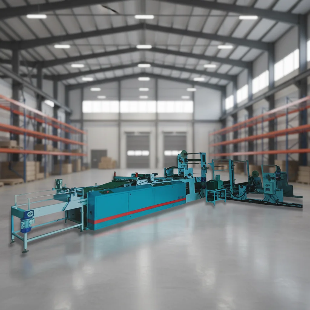 High Speed Automatic Paper Bag Making Machine Industrial Packaging ...