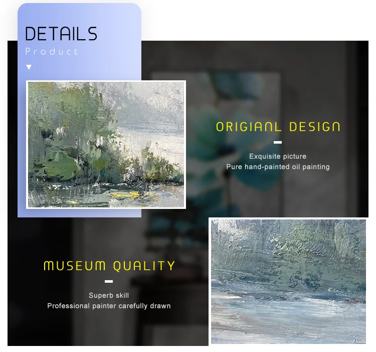 Factory Wholesale High Quality Impressionist Landscape Oil Painting  Decoration Wall Painting on Canvas