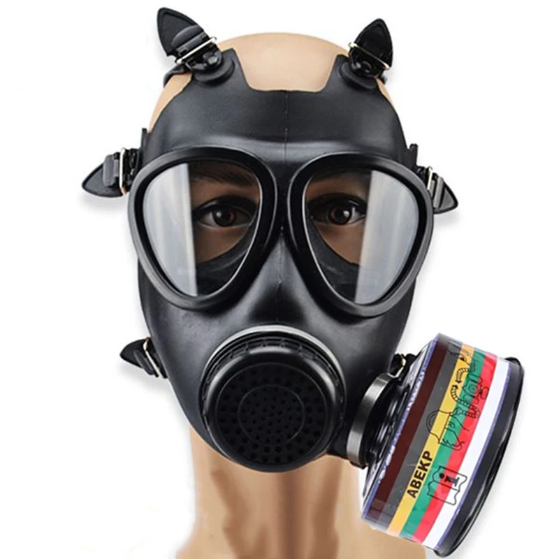 Safety Full Face Silicone Hydrogen Chloride Agriculture Respirator Gas Mask Buy Paintball Full
