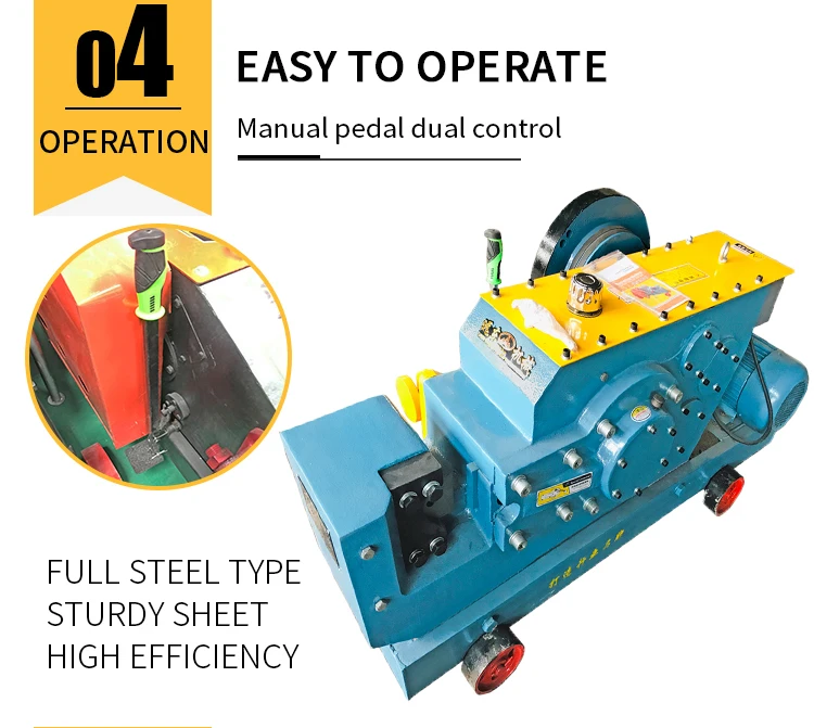 Round Bar Cutting Machine Electric Rebar Steel Iron Rod Cutter Manual Rebar Cutter Buy Manual