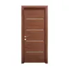 Black Walnut Veneered Solid Core Flush Doors Wooden Design
