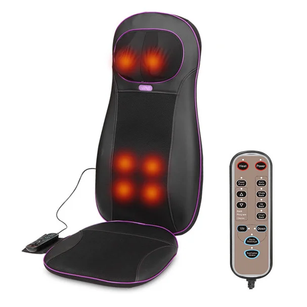 Adjustable Neck And Back Massage Cushion With Heating Car Seat Massager