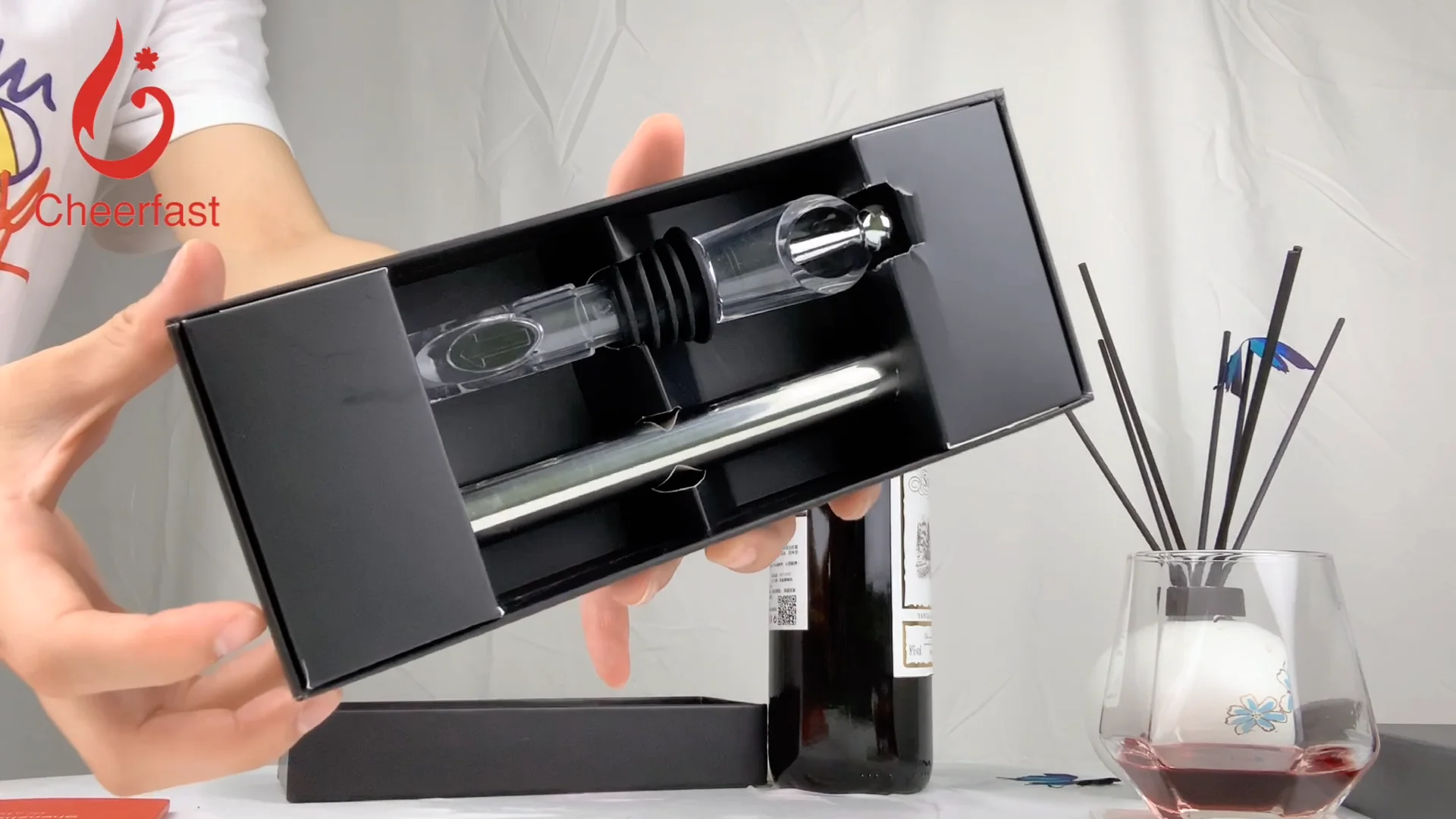 Bar Accessory 3in1 Stainless Steel Metal Wine Bottle Cooling Rod