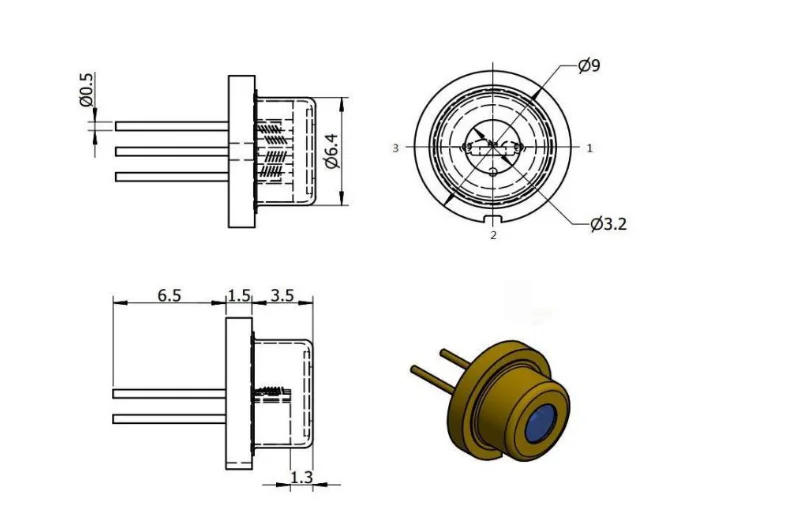 Pulsed Laser Diode 1550nm 15w With Fast Axis Correction Buy Laser