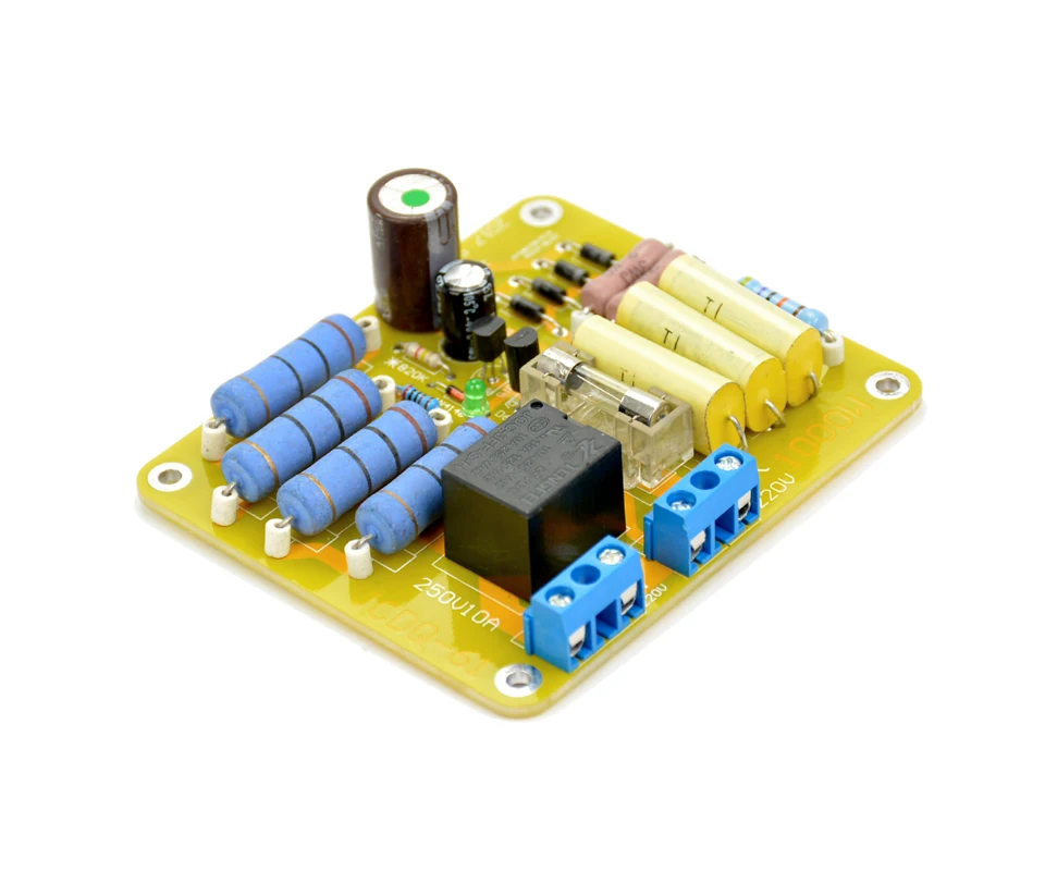 NEW 220V 1000W Power Amplifier Protection Board Delay Soft Start Circuit 