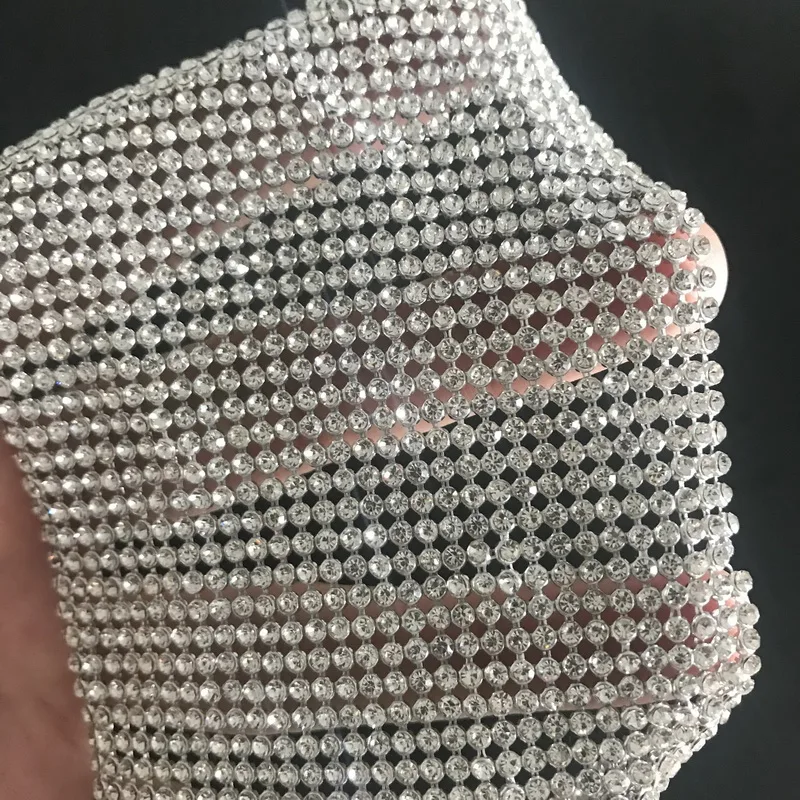 2mm,3mm,Aa Grade Ab Crystal Mesh Fabric For Clothes,Handbags Buy