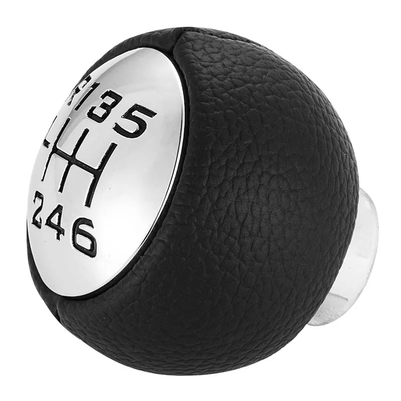 6 Speed Leather Shift Knob Shifter Knob For Peugeot 307 308 3008 407