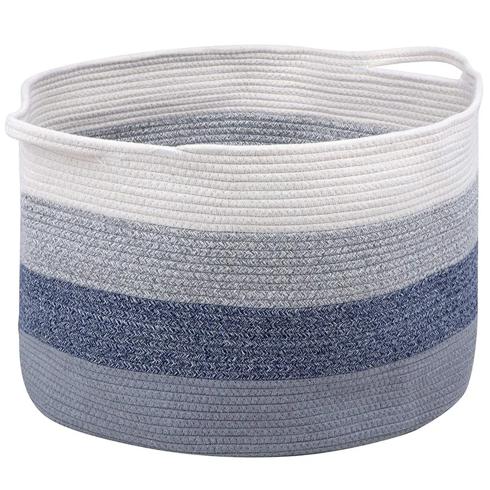 rope basket with handles