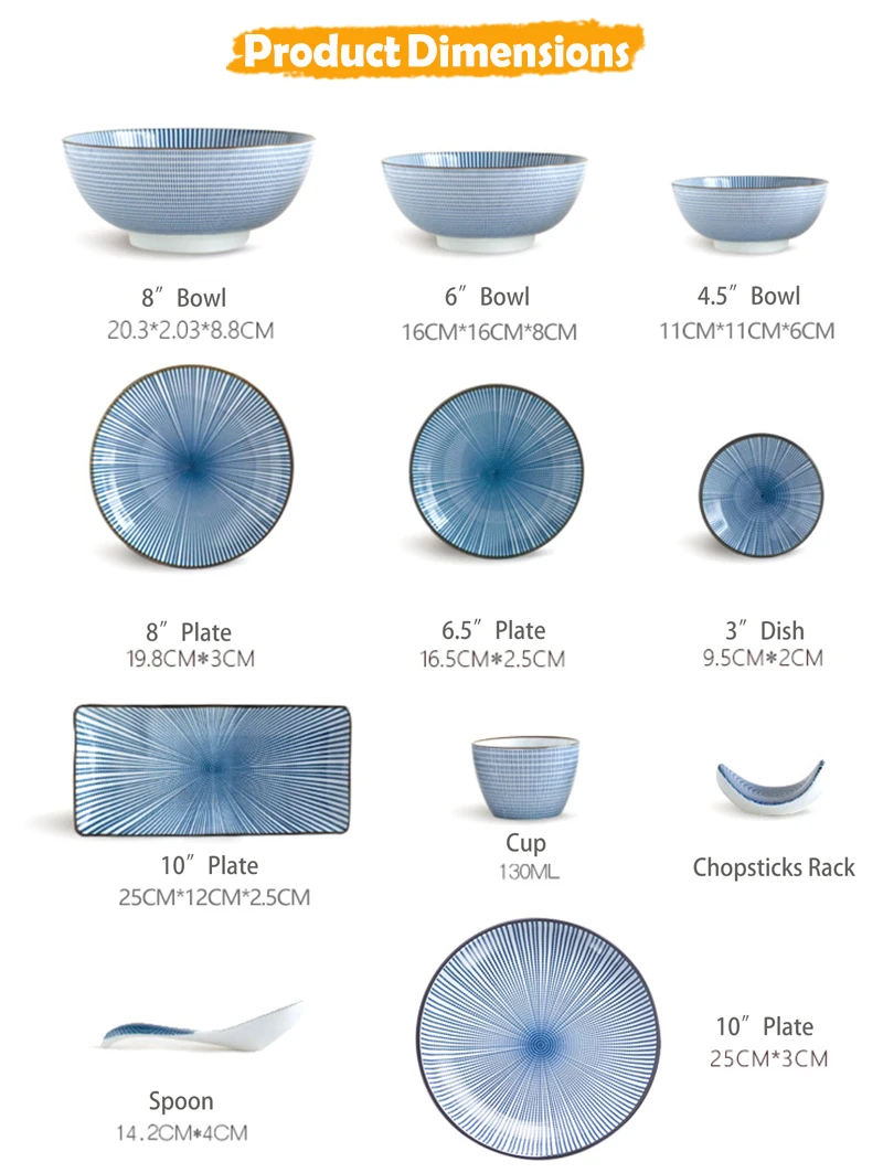 Luxury Japanese Style Dishwasher Safe Hotel Dinnerware Sets Ceramic