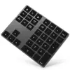 Rechargeable Wireless Numeric Keypad Bluetooth Number Pad Slim 34-Key External Numpad Keyboard Entry Compatible with Macbook