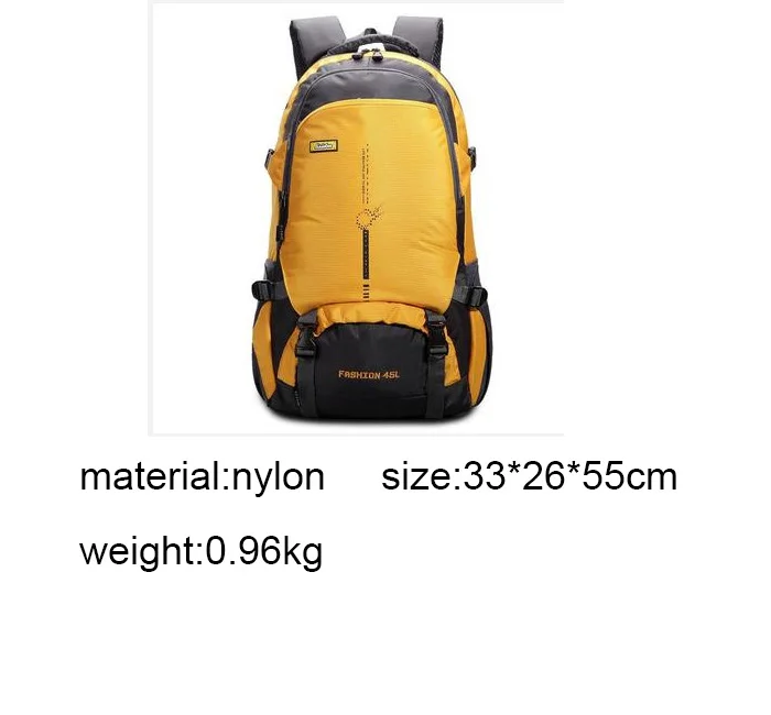 45l Waterproof Sport Travel Bagpack Daily Leisure Ultralight Foldable