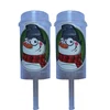 Christmas DIY confetti Push Pop with heart and star