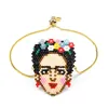 handmade beaded customs women colorful jewelry frida kahlo fabric jewelry women bracelets pulseras miyuki frida kahlo joyas