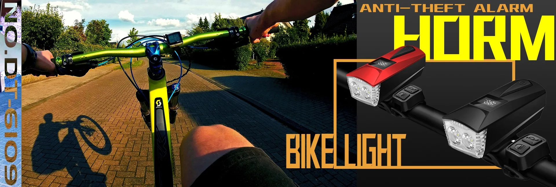 Bicycle Torch LED Light Guide nottura Waterproof Rechargeable USB