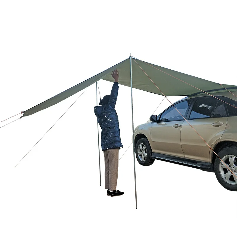 Waterproof Auto Canopy Camper Trailer Tent Car Tent Sun Shelter 