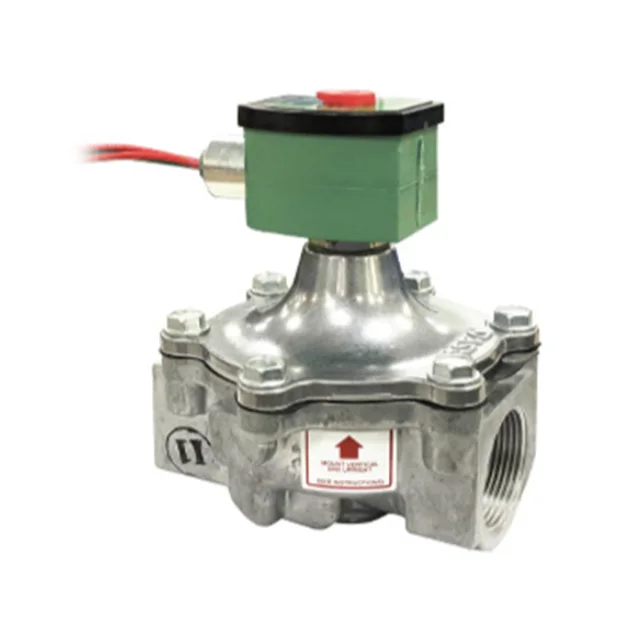  Les vannes électromagnétiques de 215 séries d'ASCO ont piloté le type de diaphragme utilisé pour les valves industrielles de brûleurs à gaz
