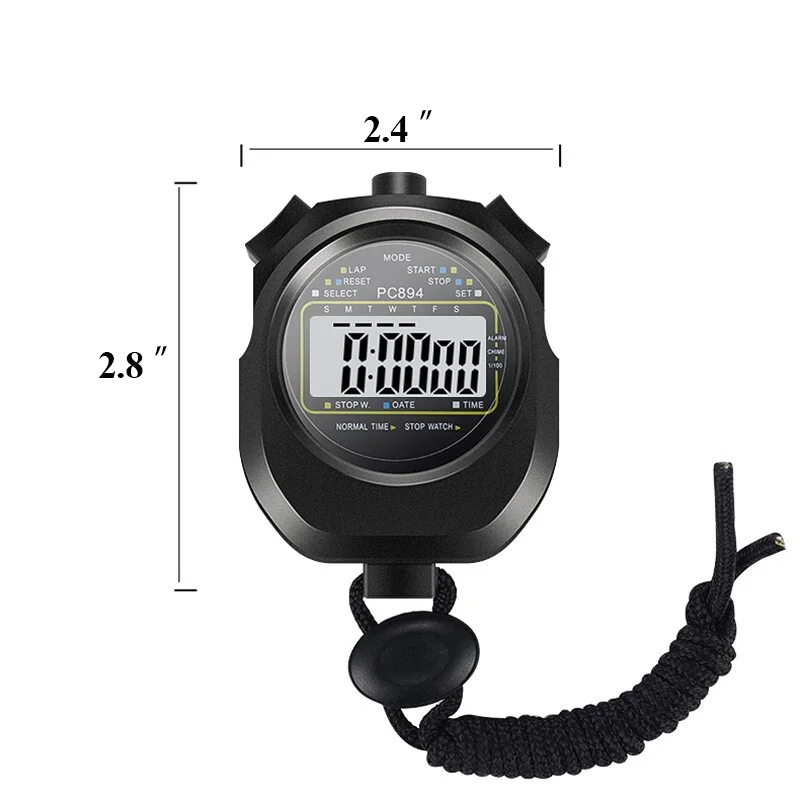Professional Digital Sports Stopwatch Chronograph Timer With Wristband Cheap Buy Stopwatch