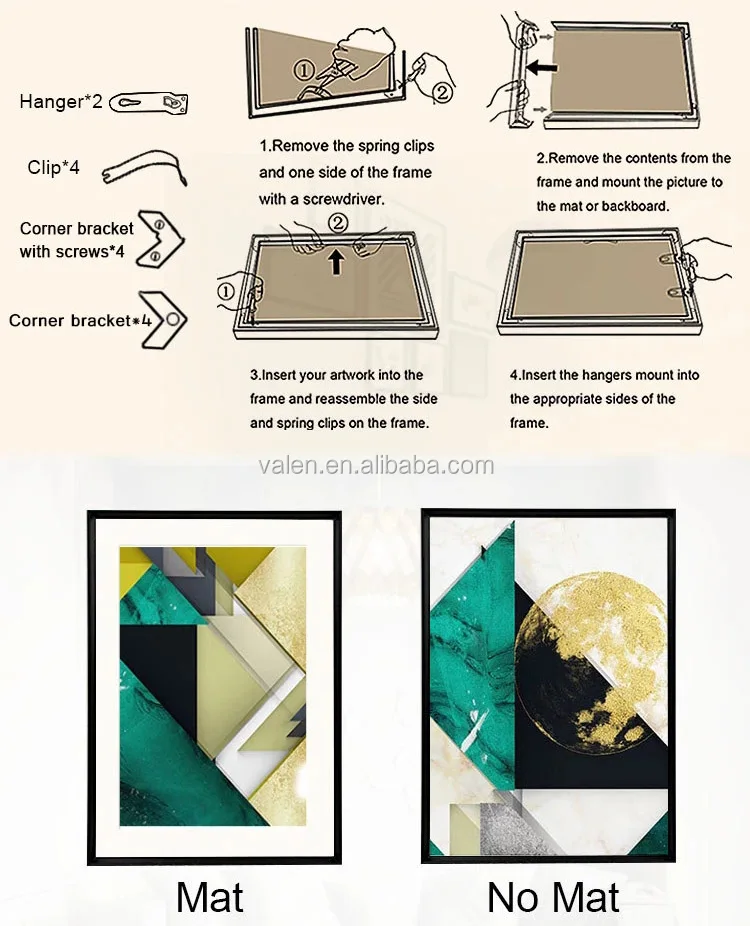 aluminum poster frame