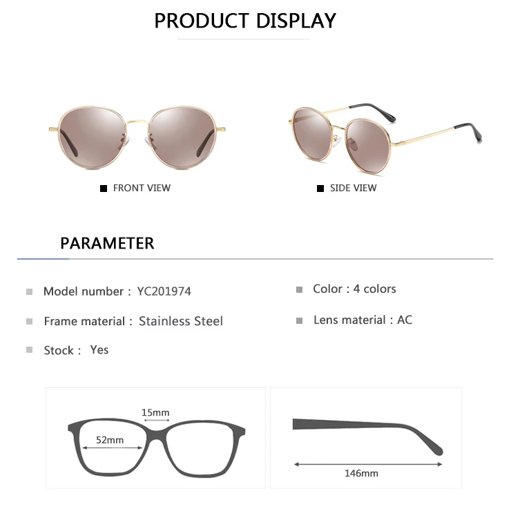 EUGENIA  Women Polarized Sun Glasses UV400 Sunglasses Brand Design Polarized Sunglasses 2019