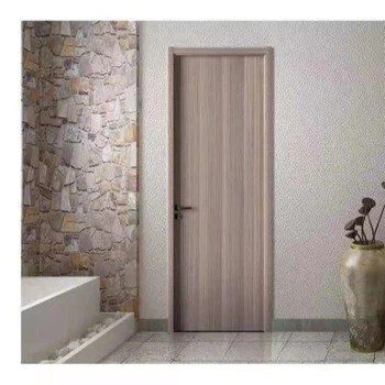Low price pvc flush wooden single commercial doors