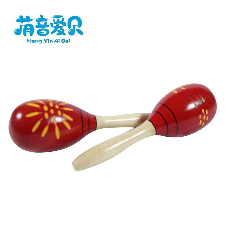 Wholesale Kids Musical Percussion Instrument Wooden Maracas Buy