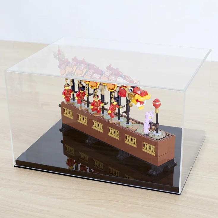 8) Ballqube Présentoir De Baseball UV Boîte Transparente Empilable Cube Cube Holder