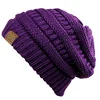 Amazon Hot Sell Solid Color Acrylic Winter Watch Hat for Women Man Unisex Trendy Warm Chunky Soft Stretch Cable Knit Beanie