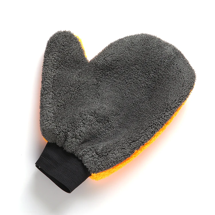 coral fleece cleaning glove
