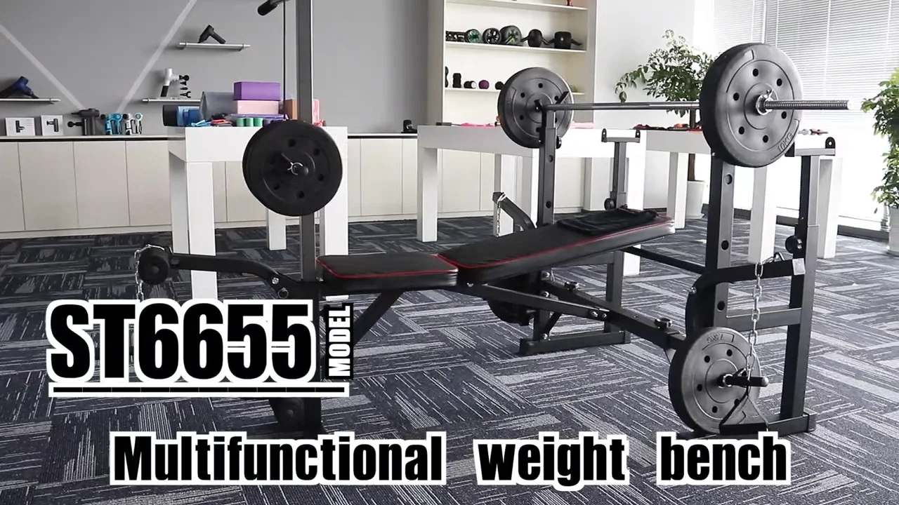 2021 Vivanstar St6683 Folding Weight Lifting Gym Fitness Equipment ...