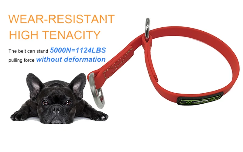 Black Sherpa South Africa Waterproof Pvc Slip Dog Collars With Built In