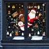 Christmas Day Window Decorative Waterproof 3D PVC Wallpaper For Interior