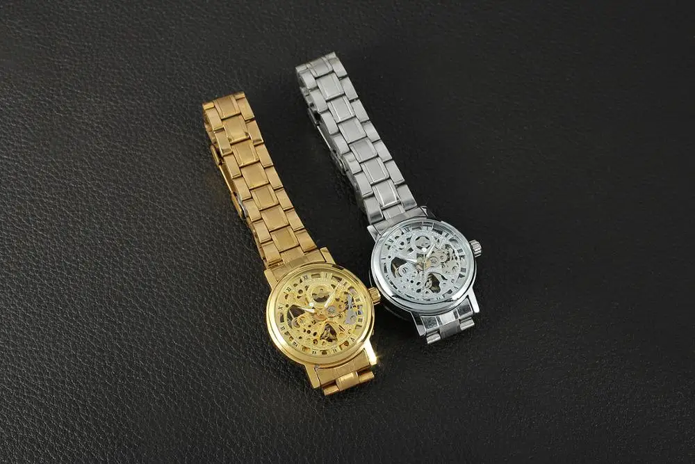 T-WINNER  hot sale automatic mechanical women watches skeleton stainless steel ladies watches
