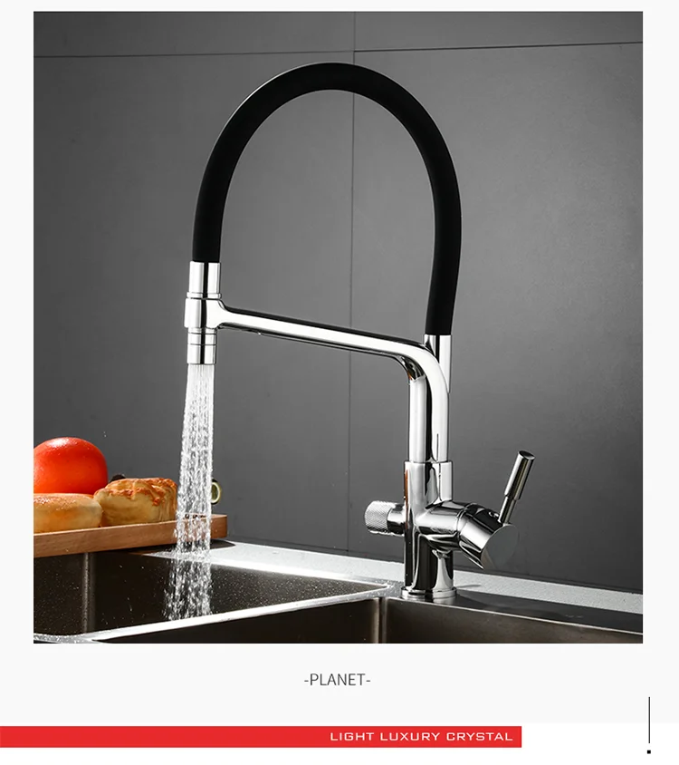 Farmhouse Health Three Way Tree Multifunctional 360 Pure Water Tap 3 In 1 Sink Filter Faucets Kitchen