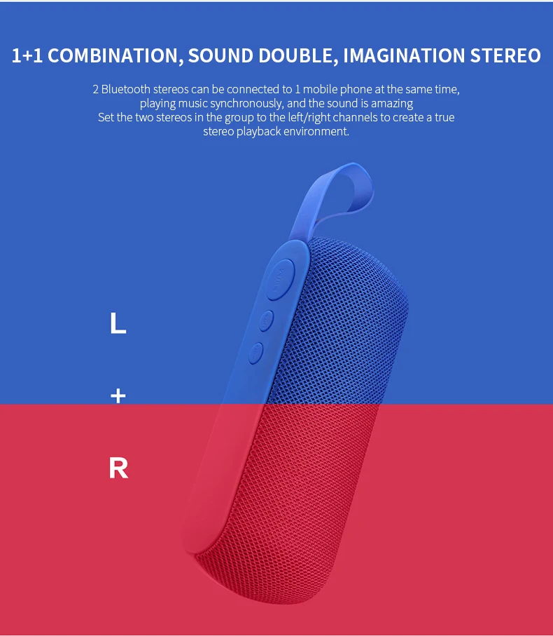 TWS Waterproof Speakers Bluetooth Wireless Home Theatre System Speakers Bluetooth with Radio - ANKUX.COM